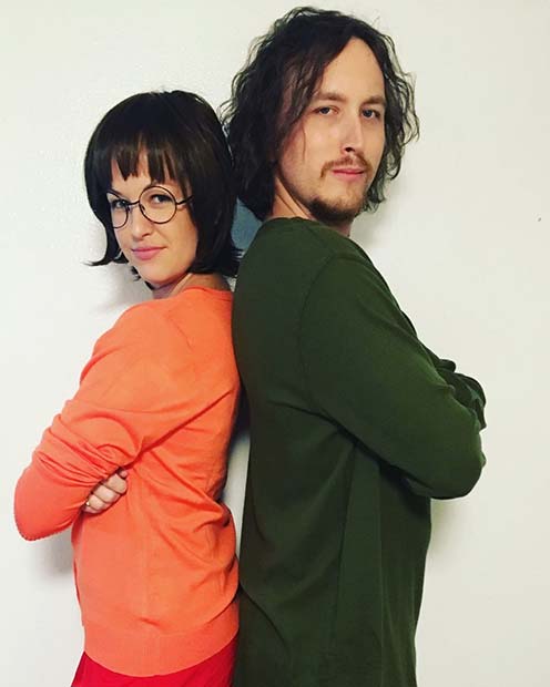 Scooby Doo's Velma and Shaggy for Halloween Costume Ideas for Couples