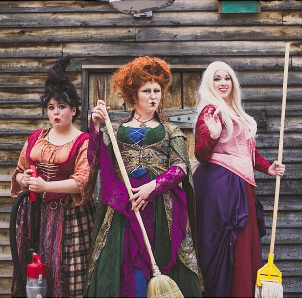 Hocus Pocus Witches for Halloween Costume Ideas for Women 