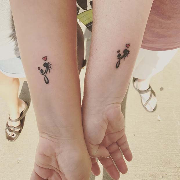 23 Popular Mother Daughter Tattoos - Page 2 of 2 - StayGlam