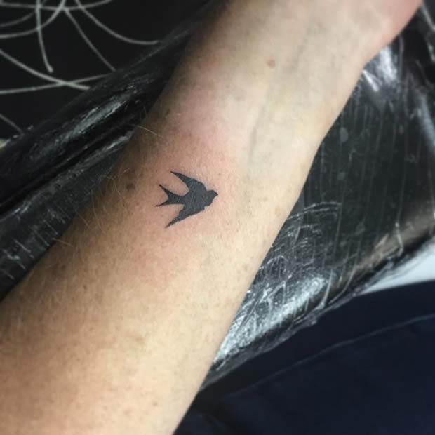 Small Swallow for Tiny Tattoo Ideas