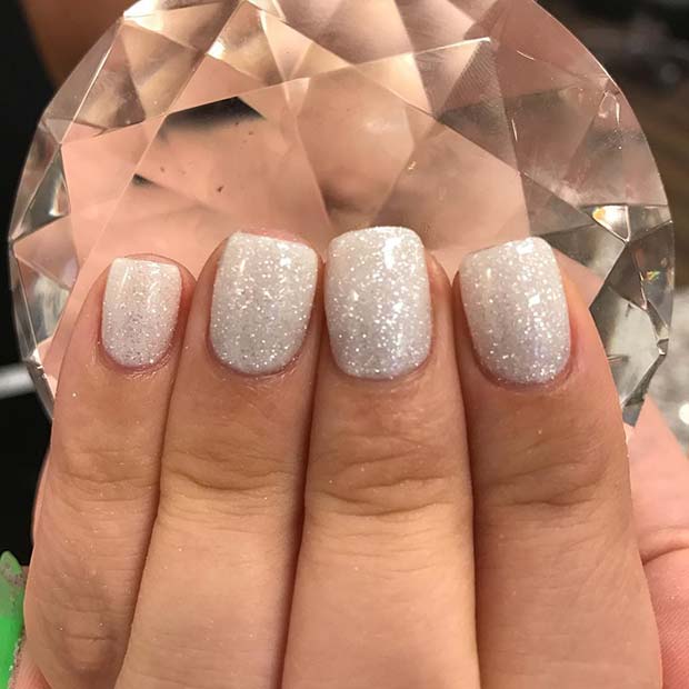 Shimmering Nails for Simple Yet Eye-Catching Nail Designs