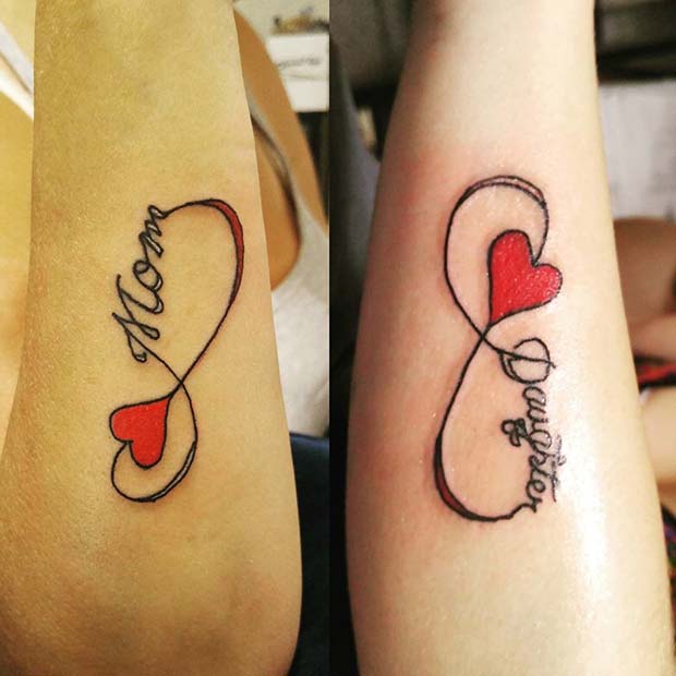 Mom and Daughter Tattoo Designs for Popular Mother Daughter Tattoos
