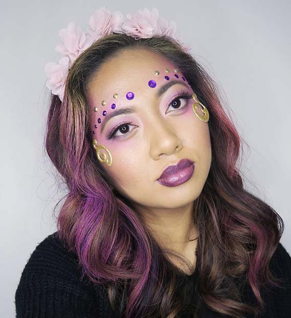 Pretty Fairy Makeup for Pretty Halloween Makeup Ideas