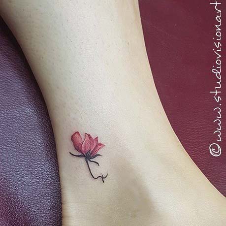Cute Flower Design for Tiny Tattoo Ideas