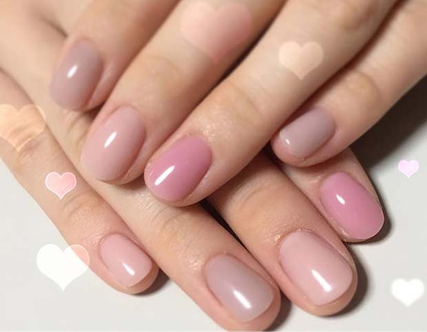 Soft Color Manicure for Simple Yet Eye-Catching Nail Designs