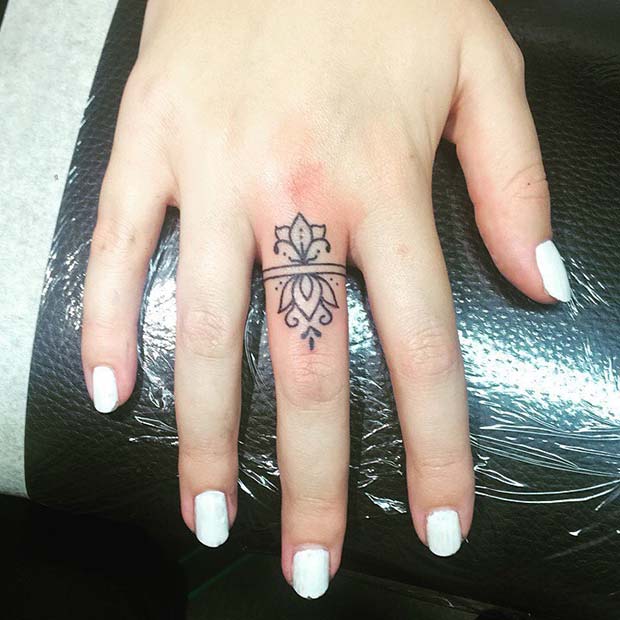 Stylish Finger Tattoo for Tiny Tattoo Ideas 