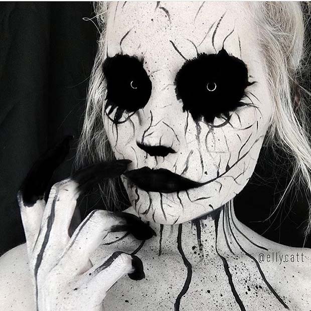 Scary Halloween Makeup for Mind-Blowing Halloween Makeup Looks