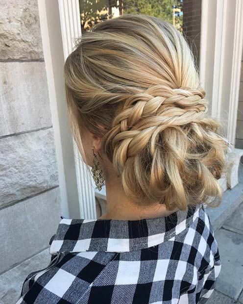 Elegant Braided Updo for Beautiful Braided Updos