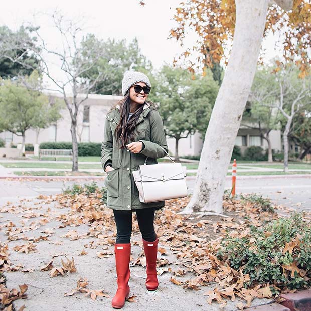 Vibrant Wellies for Cute Outfits to Copy This Winter