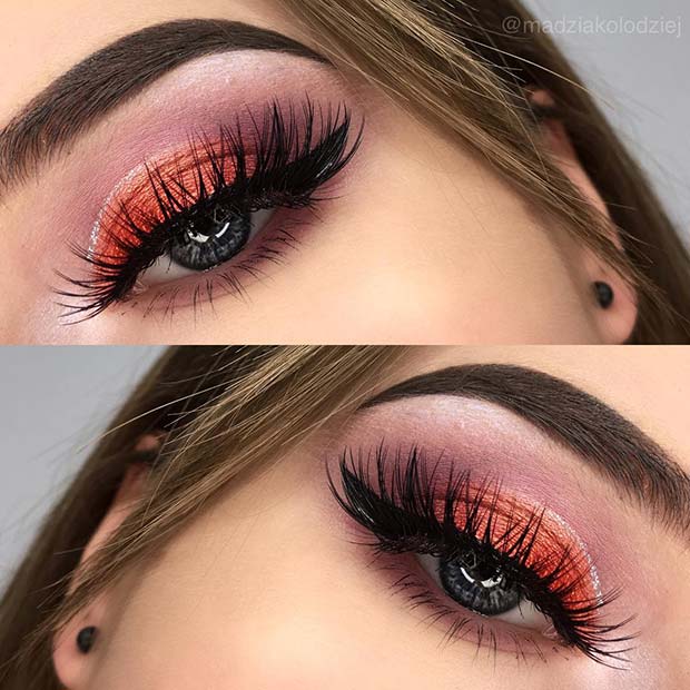 Vibrant Eye makeup for Makeup Ideas for Thanksgiving Dinner