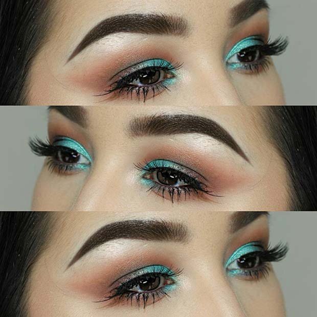 Icy Blue Eyes for Makeup Ideas for Thanksgiving Dinner