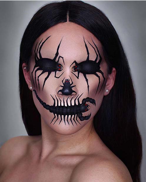Creepy-Crawly Makeup for Unique Halloween Makeup Ideas to Try