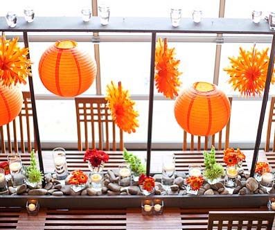 Festive Paper Lanterns for Simple and Creative Thanksgiving Decorations