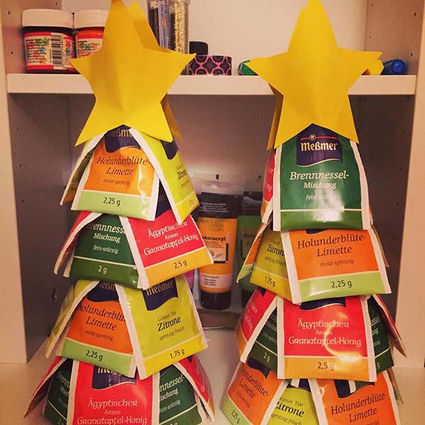 DIY Tea Tree for DIY Christmas Gift Ideas