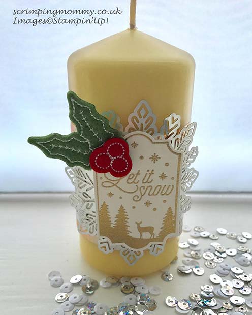 Christmas Candle for DIY Christmas Gift Ideas