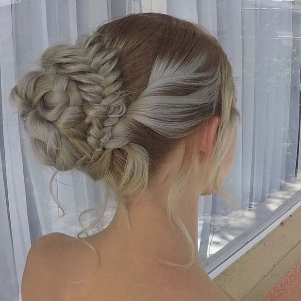 Multi Braid Bun for Beautiful Braided Updos