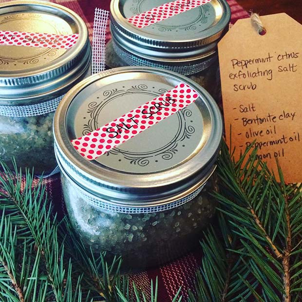 DIY Exfoliating Scrub for DIY Christmas Gift Ideas