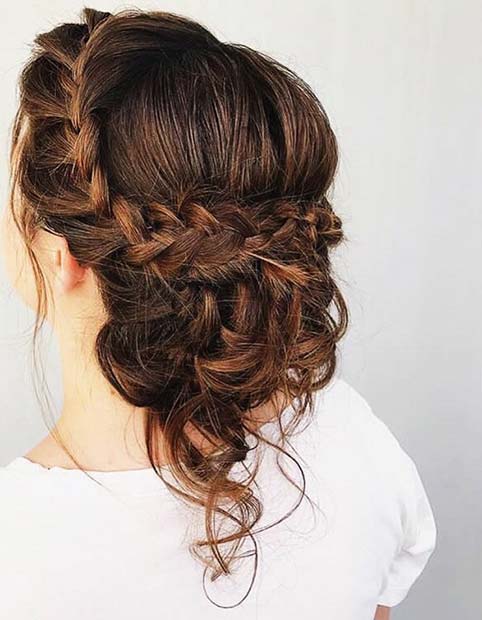Braided Bridal Updo for Beautiful Braided Updos