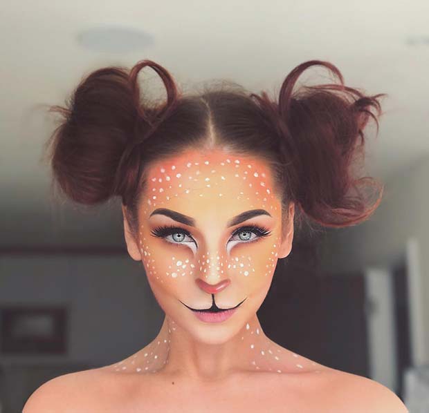 Bambi Inspired Makeup for Unique Halloween Makeup Ideas to Try