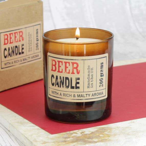 Beer Scented Candle Gift 
