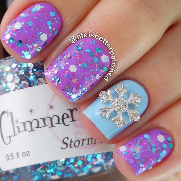 23 Latest Winter Inspired Nail Art Ideas - Page 2 of 2 - StayGlam