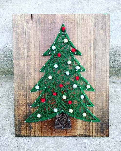 Christmas String Art