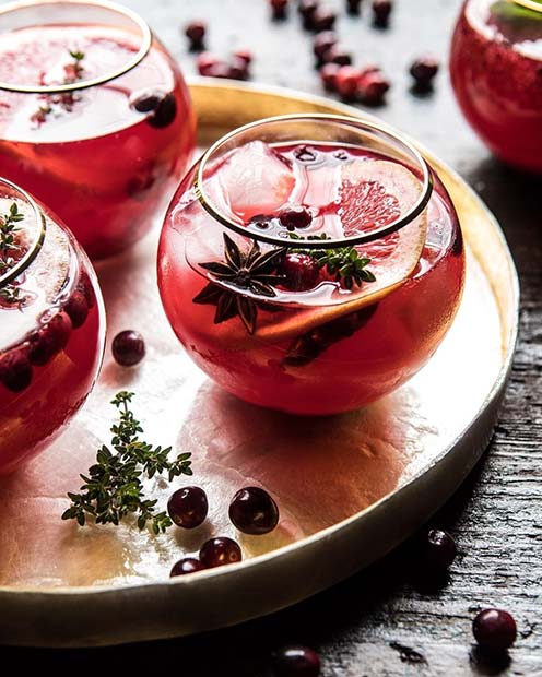 Cranberry Thyme Spritz