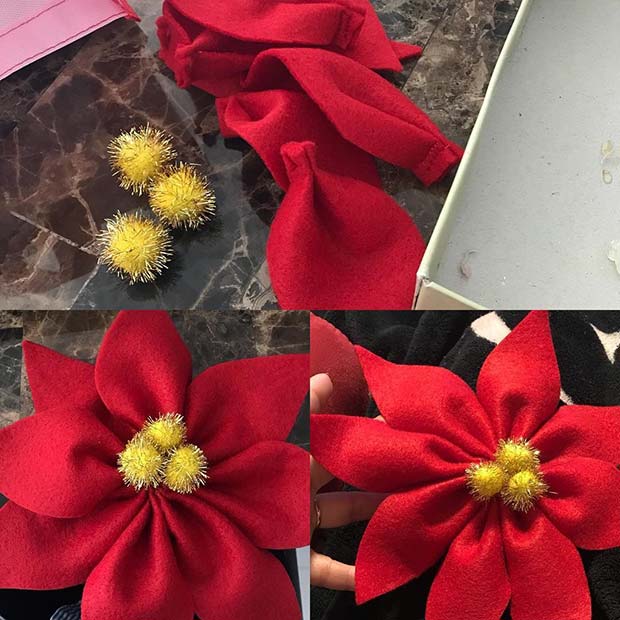 DIY Christmas Flower