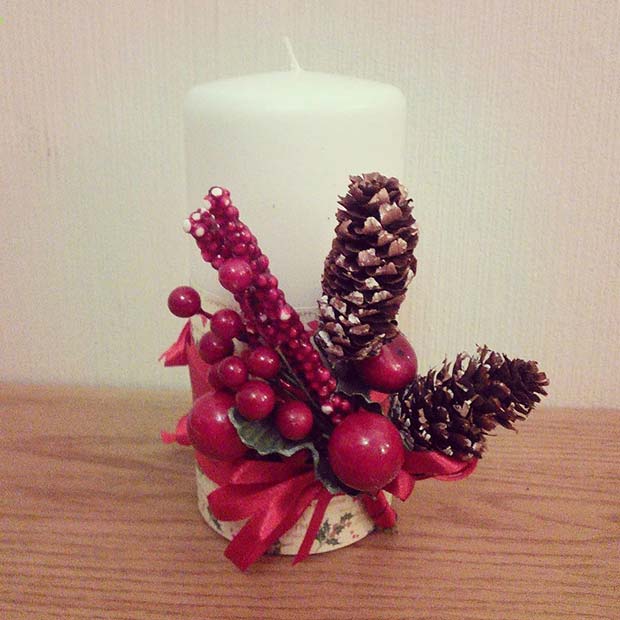 Festive DIY Candle 