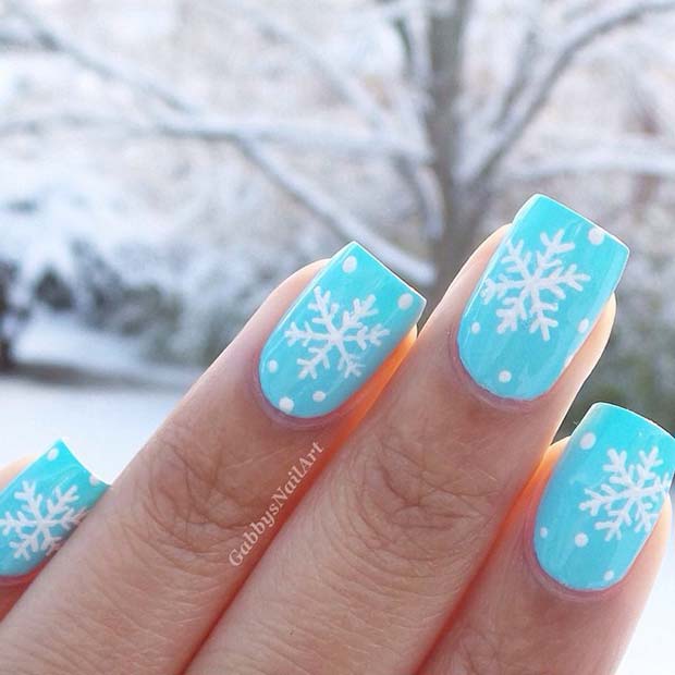 23 Latest Winter-Inspired Nail Art Ideas - crazyforus