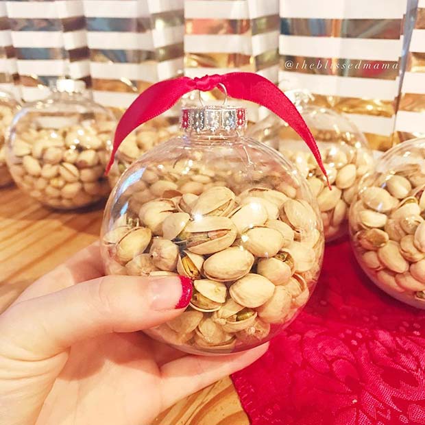 DIY Pistachio Baubles