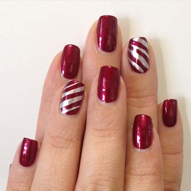 29 Festive Christmas Nail Art Ideas - crazyforus