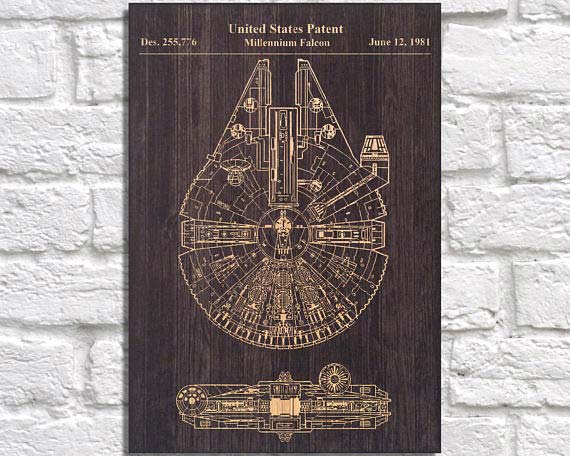 Star Wars Wooden Print