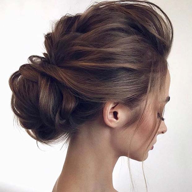 Beautiful Loose Updo