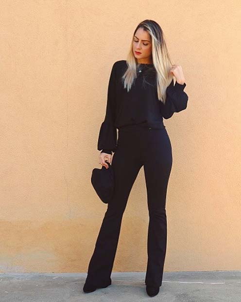 Chic All Black NYE Outfit