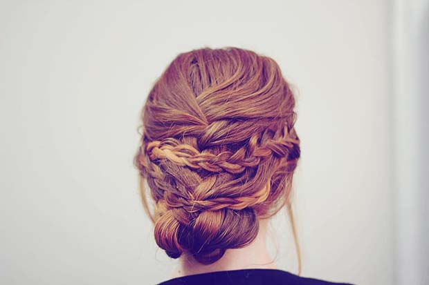 Chic Braided Updo