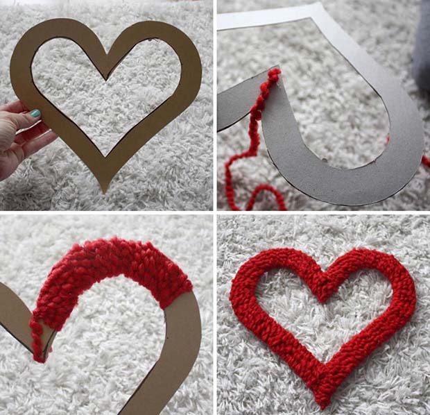 Cute DIY Wool Heart