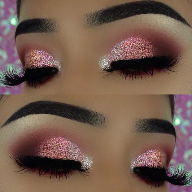 23 Glitzy New Year&#039;s Eve Makeup Ideas - crazyforus