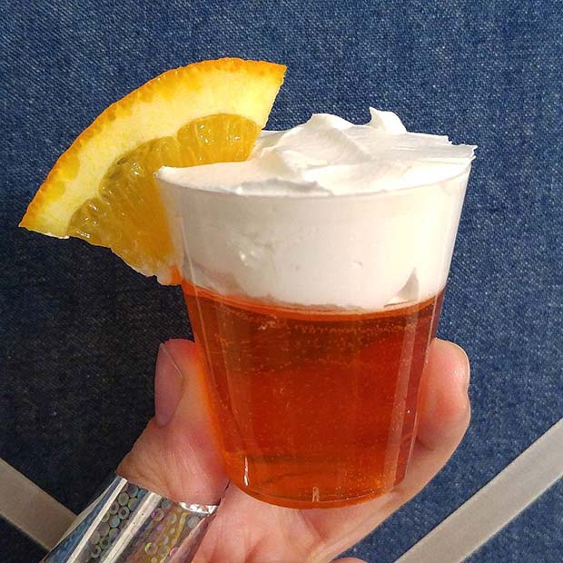 Orange Jello Shot Idea