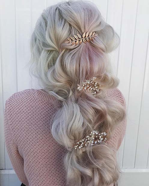 Princess Bridal Hair Idea
