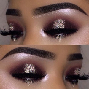 43 Glitzy NYE Makeup Ideas - StayGlam