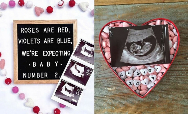 valentines day birth announcement