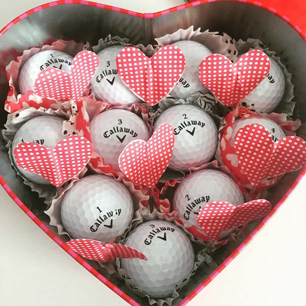 DIY Golf Ball Gift