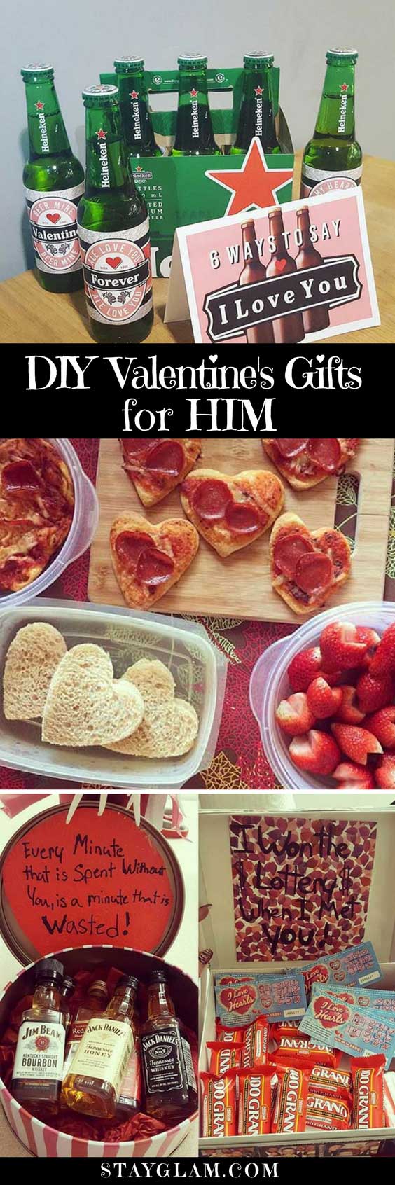 21 Diy Valentine S Gifts For Him Stayglam