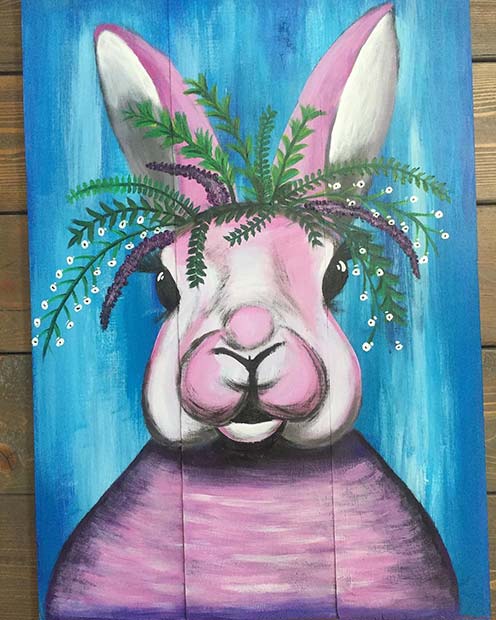 Easter Rabbit Painting