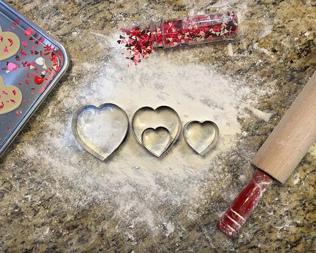 Love Heart Cookie Cutter Pregnancy Announcement 