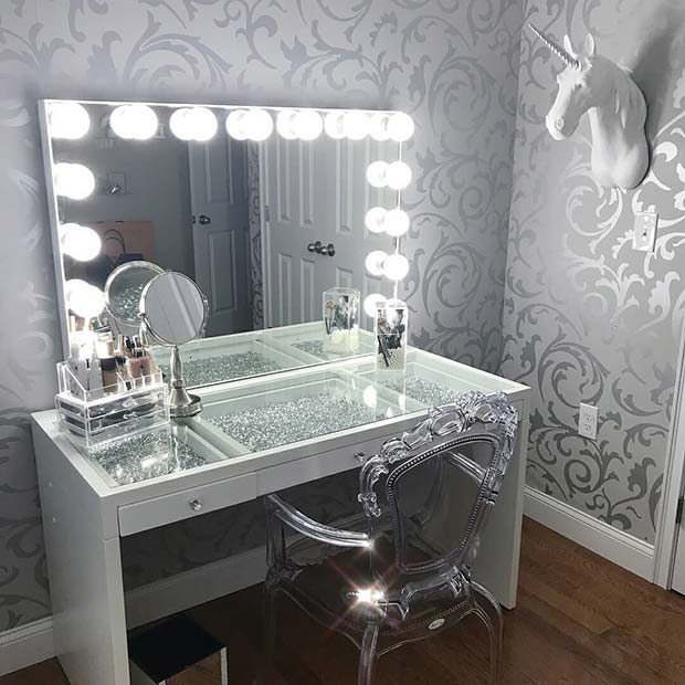 Ultimate Glamour Makeup Vanity Table 