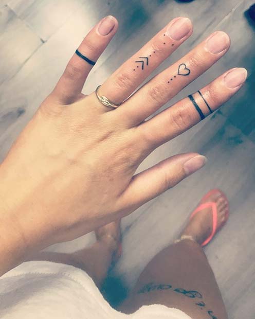 30 Unique Minimal Finger Tattoos - Tattoo Designs – TattoosBag.com-cheohanoi.vn