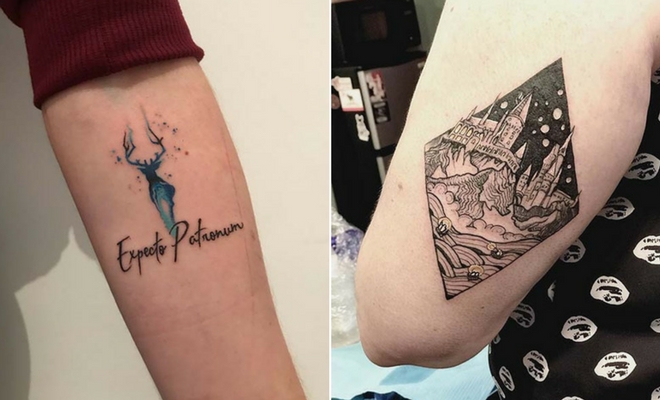 13 Simple and Unique Harry Potter Tattoos with Images