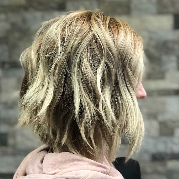 Layered Reverse Balayage Hair